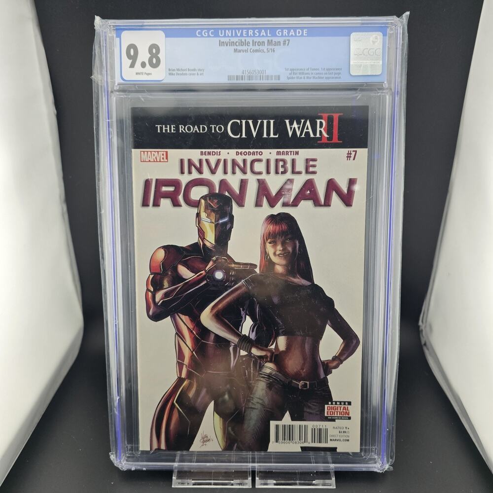 Invincible Iron Man #7 CGC 9.8 1st Riri Williams Tomoe Marvel 2016 1st Print